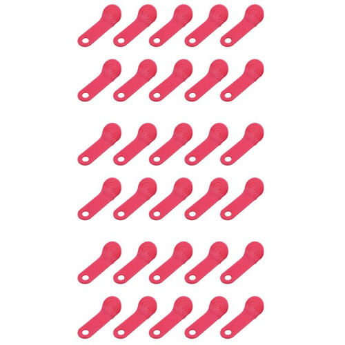 30pcs DS1990A-F5 TM Card IButton Tag with Wall-Mounted Red