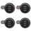4X Alloy Code Combination Cam Lock Keyless Post Mail Box Cabinet RV 3 Dial Black 1