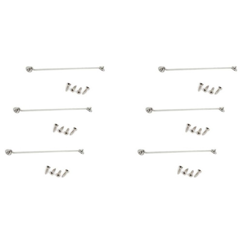 6pcs 40.6cm Catch Eye Cabin Hook Shed Gate Door Window Lock Hasp