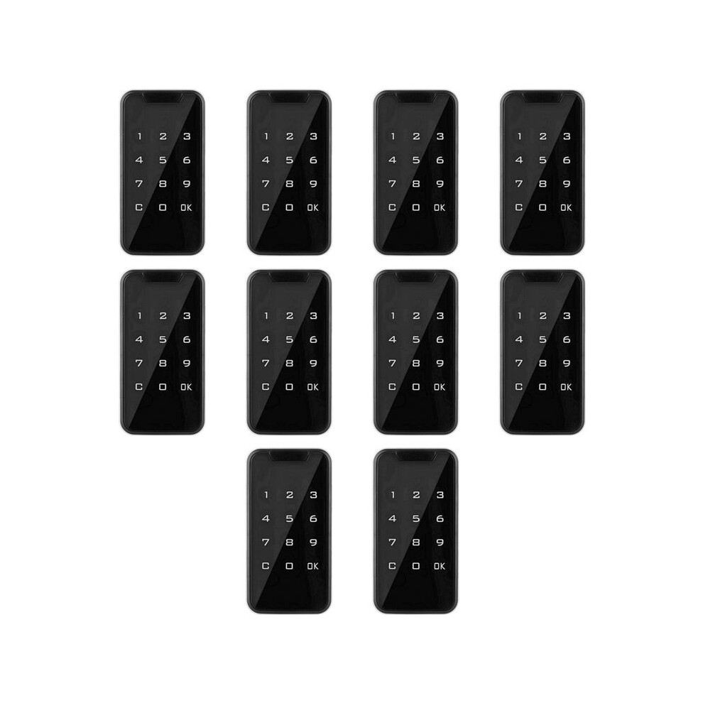 10X Electronic Digital Electronic Door Lock Fingerprint Press Password Keyless Keypad 6031356975517