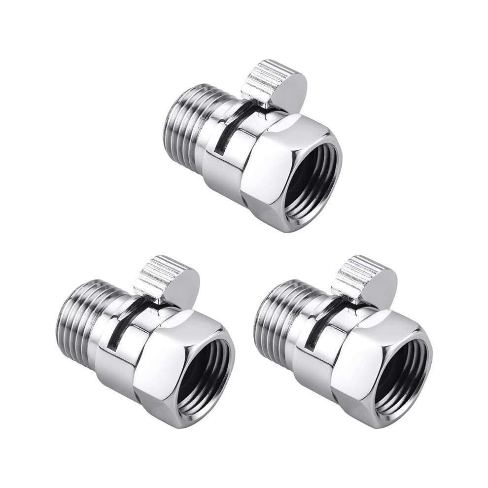 3X Shower Shut Off Valve Shower Flow Control Valve G1/2 Flow Pressure Regulator For Handheld Shower Bidet Sprayer 6031818177725