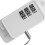 2X Fridge Lock, Refrigerator Lock, Keyless One-Click Access, Customizable Password, Child Safety Combination Lock White 3