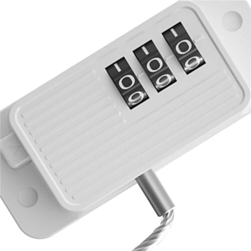 2X Fridge Lock, Refrigerator Lock, Keyless One-Click Access, Customizable Password, Child Safety Combination Lock White 2