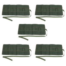 5pcs 600x430Mm Japanese Bonsai Tools Storage Package Roll Bag Canvas Tool Set Case