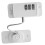 3X Fridge Lock, Refrigerator Lock, Keyless One-Click Access, Customizable Password, Child Safety Combination Lock White 2