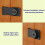 2X Keyless Combination Lock -3-Digit Combination Lock for Cabinet Doors - Twist Knob Hasp  Lock with Password Code 3