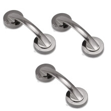 3X Vacuum Sucker Suction Cup Handrail Bathroom Super Grip Safety Grab Bar Handle for Glass Door Bathroom Elder