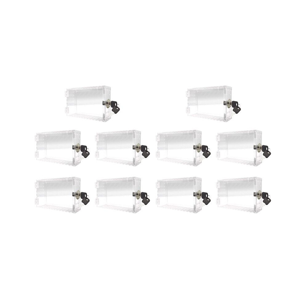 Photos - Diamond Core Bit / Milling Cutter 10X Universal Thermostat Lock Box with Key Thermostat Cover for Thermostat Wall Fits Thermostats 7X4.5 Inches