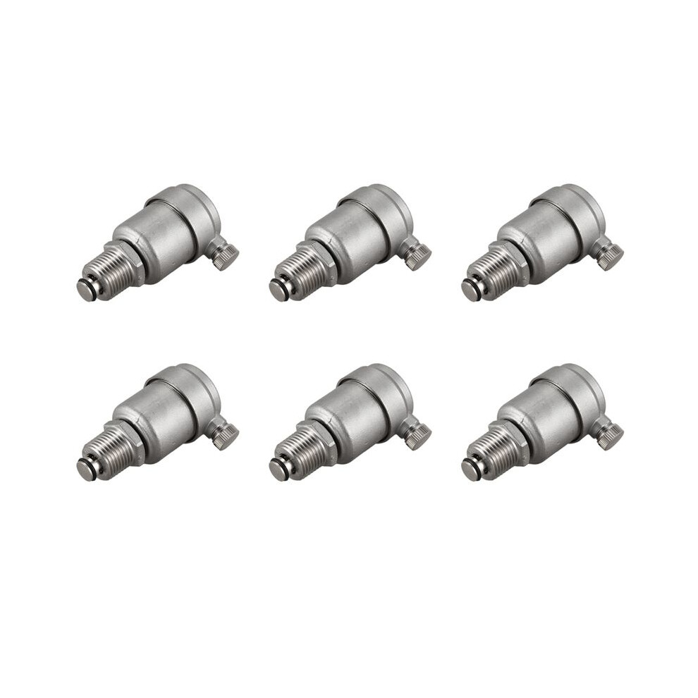 6Pcs 1/2 Inch Stainless Steel 304 Automatic Air Vent Valve For Solar Water Heater Pressure Relief Valve 10Bar 6031356944681