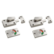 2X Indicating Lock, Indicator Partition Indicator Lock with Occupancy Indicator,Toilet Stall Door Lock