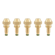 5X Spilloljebrännarmunstycke Oljedimmmunstycke Luftförstoftningsmunstycke Oljebrännare Jet Siphon Full Cone Oljemunstycke, 1,0 mm