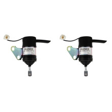 2X Zawór Elektromagnetyczny Odcinający Paliwo 12V 052600-4530 16851-60014 dla RTV900 BX1800D Z482 Z602 D722 D782 052600-4531