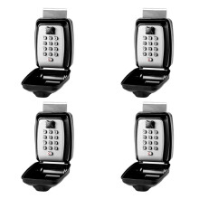 4X Car Window Lock Box, Car Key Lock Box, Car Window Punch Button Lock Box, Car Window Key Safe, for Carpooling, Turo