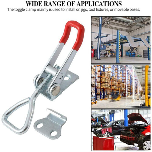 30Pcs Toggle  Clamp, 304 Stainless Steel Pull Hasp Latches, Quick Release Hand Tool Toggle Clamp 2