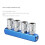 2X Pneumatic Distributor 4 Way Air Hose Quick Connect Coupling Tool 1/4 Bsp Thread 8