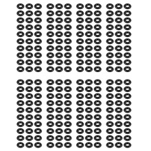 240 Pcs 2.5mm X 6.5mm X 2mm Rubber O Rings for Wacky Worm Fishing