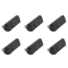 6X Combination Lock, Door Access Digital Electronic Security Cabinet Coded Locker Contact Keypad Password B