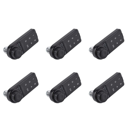 6X Combination Lock, Door Access Digital Electronic Security Cabinet Coded Locker Contact Keypad Password B