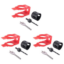 3X Door Lock Installation Kit,Door Hole Drilling Kit for Deadbolts and Locksets with Guide Template, Door Lock Hole Saw