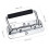 20Pcs 304 Stainless Steel Spring Handle Prop Box Tool Aluminum Box Handle Activity Handle Folding Industrial Handle 8