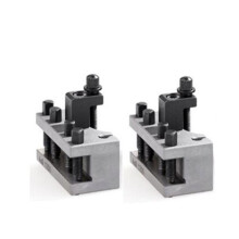 2X Juego de Postes de Herramienta de Cambio Rápido de Torno WM210VandWM180Vand0618 12X12Mm Descanso de Herramienta para Columpio Sobre Cama 120-220Mm