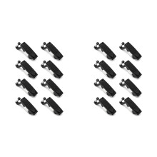 16 Stuks Compressiegrendel met Zinklegering, Vlakke Hendel, Verstelbaar Greepbereik 0,04 Inch - 0,94 Inch