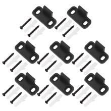 8 Pieces Sliding Barn Door Floor Guides Closet Door Guides Hardware Plastic Simple Floor Wall Mounted Bottom Track Guide