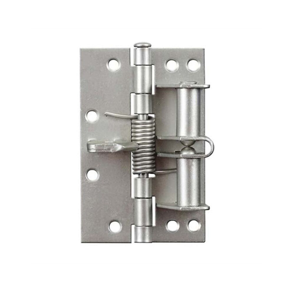 Automatic Door Closer Hinges For Cabinet Wardrobe Multi-Function Detachable Spring Hinges Positioning Door Closer,Silver 4711672665355