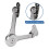 2 Pcs Heavy Duty Lid Hinges Soft Close, Support Hinges Keep Lid Open Safe for Cabinets Kitchen Maximum Support 50Lbs 4