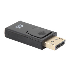 DisplayPort Male to HDMI Female Adapter Plug and Play Flexible Movement and Durability High Purity Copper Wire4K Output Mirror and Extend Mode Audio