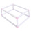 Double Layer Embroidery Hoop Stand with Secure Clamp Holder, Durable Plastic Cross Stitch Frame for Sewing Projects (Pink) 5