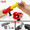 Multi-Angle Paint Brush Extender Red, Paint Edger Tool for High Ceilings, Extension Pole Attachment Holder 9