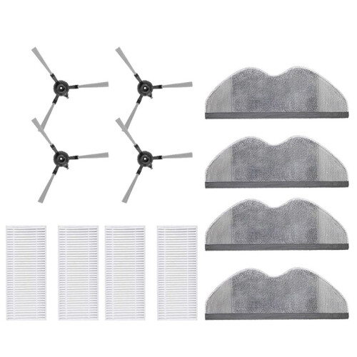For  Robot Vacuum E5 C108 Replacement Parts Accessories Side Brush Mop Cloth Filter