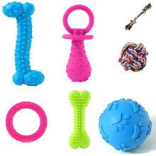 Puppy Pet Toy Rubber Bite-Resistant Dog Toy Tooth Cleaning Bite Training Toy Pet Supplies Puppy Toy
