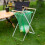 Trash Bag Holder with Wood Handle Portable Kitchen Garbage Sorting Rack Separate Recycling Waste Bin for Camping A 2