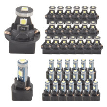 40 Stuks T5 T10 LED-Lampen Dash Lights met Twist Socket Instrument Dashboard Light LED-Lampen voor Interieur Autoverlichting