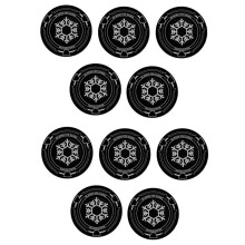 10 Piezas de Lámina de Succión Adhesiva, Placa de Hierro Termoconductora con Adhesivo para Refrigerador de Teléfono, 60x60 Mm, Negro