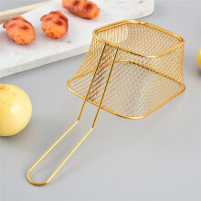 Panier à Frire  Frites Panier à Frire Carré Filtre à Huile Panier à Frire Snack Vaisselle Panier Petit