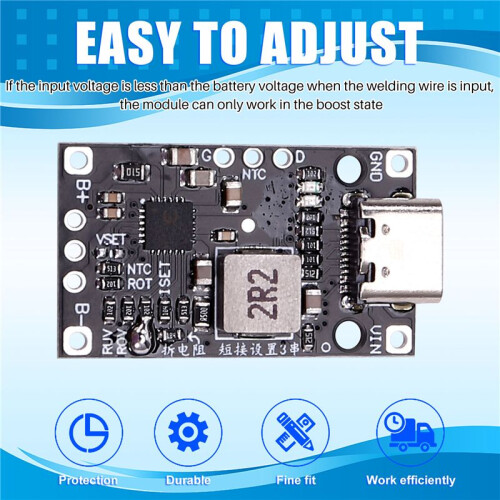 5Pcs Type-C 3.7V 3S Lithium Battery Charging Boost Module Support QC Fast Charging with Balanced Charge LED Indicator 2