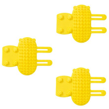 Cat Scratching Massage, Cat Scratching Board, Pet Toys, Silicone Scratching, Cat Toy Table Leg Strap Yellow