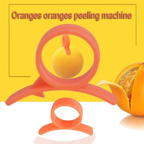 10-Piece Practical Orange Grapefruit Peeler Fruit Peeler Slicing Cutter Lemon Fruit Slicer Ring Kitchen Gadgets 2
