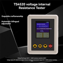 TS4520 Spanningsweerstandstester 1,77 Inch TFT met Kelvin Clip-Ondersteuning Fine-Tuning HD Kleurenscherm Tester