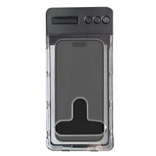 Självdisciplin Phone Timer Lock Box för  Android Phone Case Självkontroll Timer Locker för Studenter Vuxna Svart
