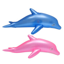 2 Stück Aufblasbares Delphin-Strandschwimmbadspielspielzeug Float Wassersport Aufblasbares Spielzeug für Kinder Schwimmbadspielzeug