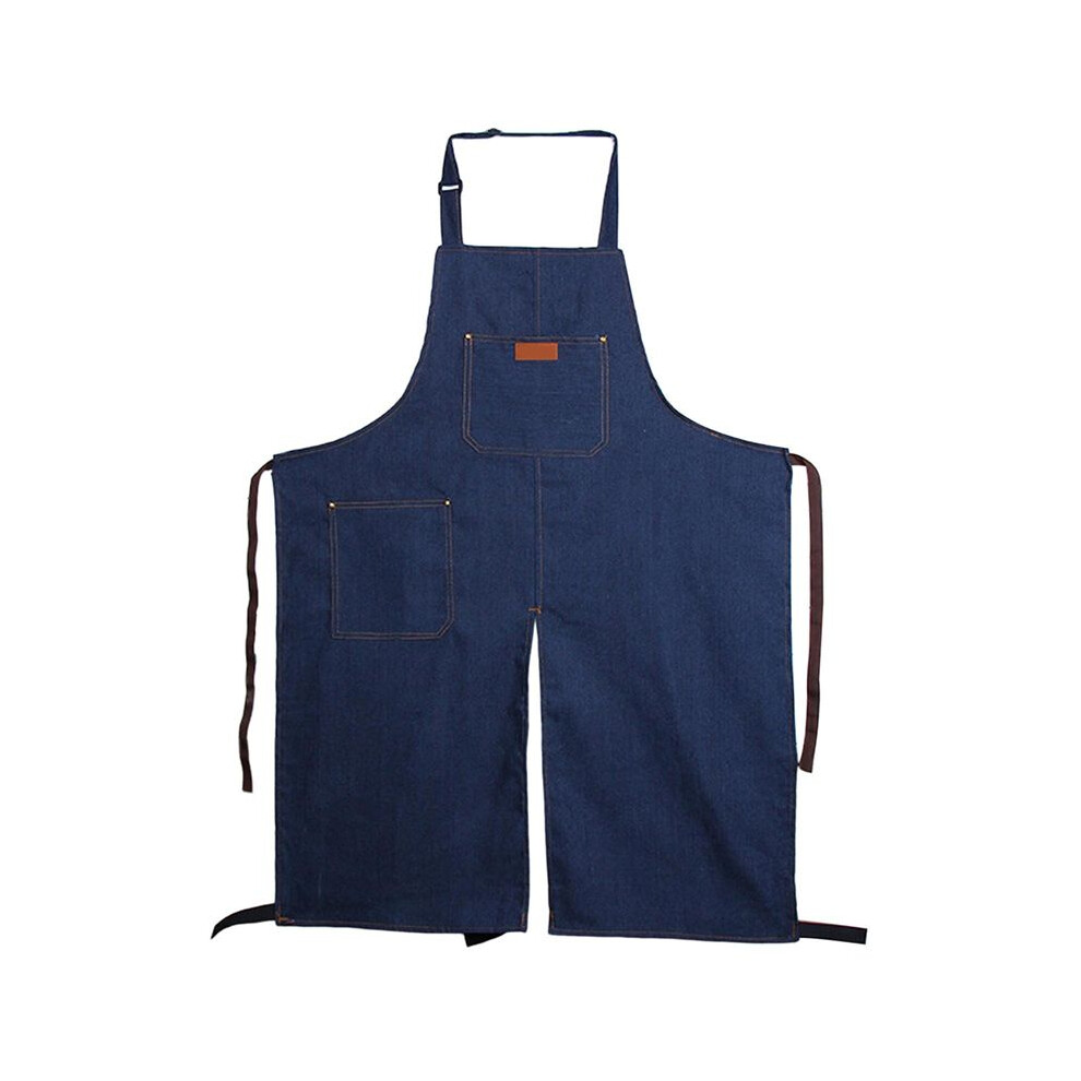 Adjustable Split Leg Pottery Apron With Pocket Diy Ceramic Sculpture Mud-Retaining Overalls 6031399480238