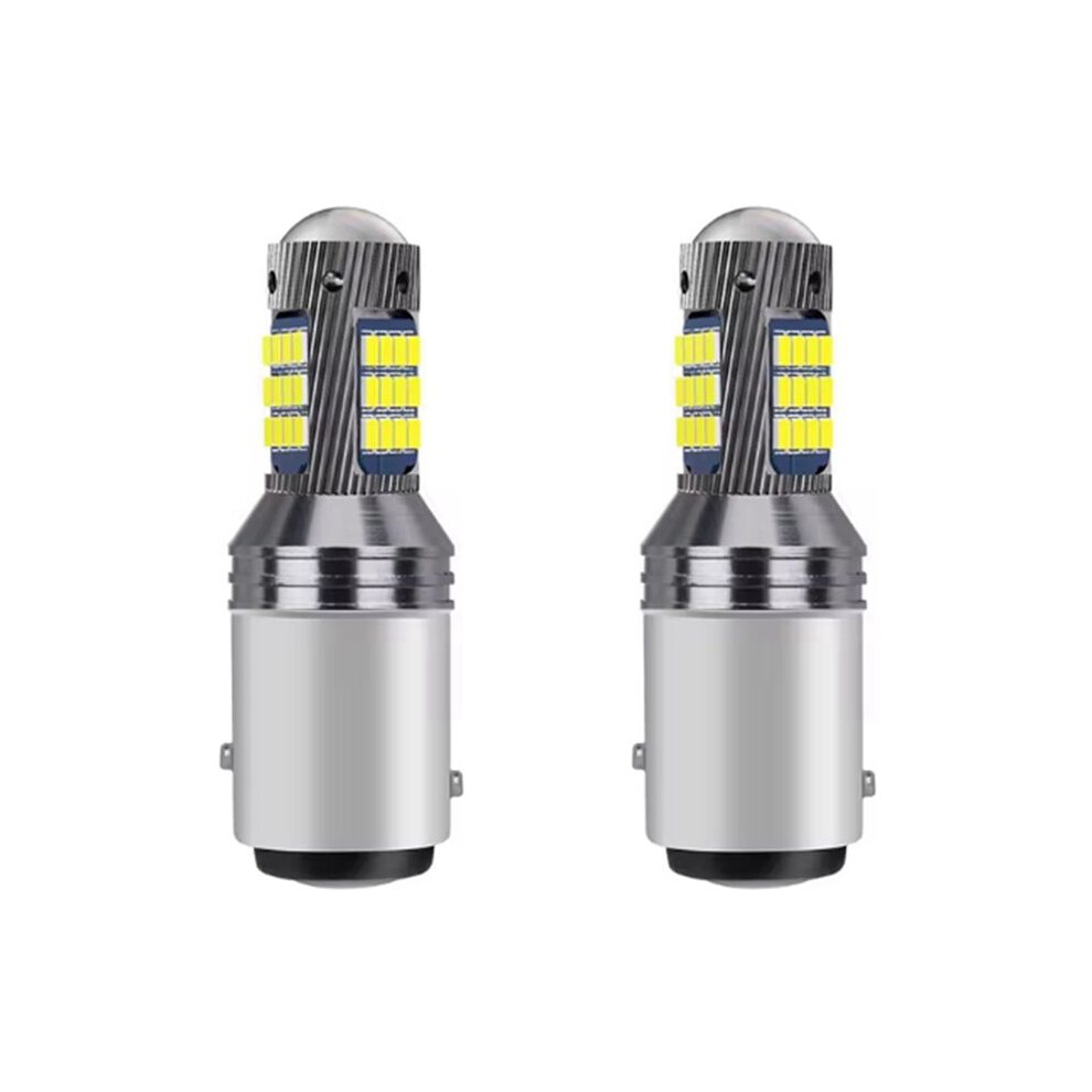 Car 12V Tail Brake Bulb Turn Signal Rear Fog Daytime Running 1157 White Light 6032031544639