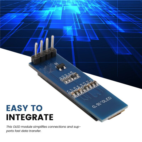Module D'Affichage 0,91 Pouces SSD1306 Module D'Affichage OLED Pilote D'Écran OLED  3,3 V,  Blanche 1