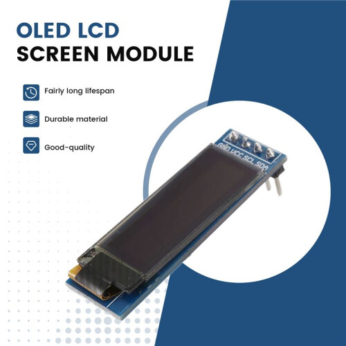 Display Module 0.91 Inch SSD1306 OLED Display Module OLED Screen Driver  3.3V,White Font 1
