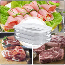 Lunch Meat Container for Refrigerator Bacon Preservation Box Bacon Storage Keeper Food Storage Solution Detachable