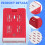 For Raspberry Pi 5 Cooling Case Enhanced Heat Dissipation Multi-Function Protective Case 6